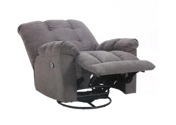 Grauer Relaxsessel mit Funktionen von ROLLER